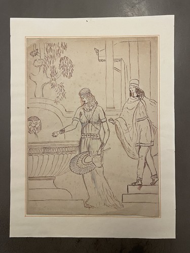 Tableau dessin ancien encre - ancien,