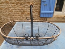 grand panier fil de fer porte