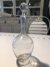 TRÈS BELLE CARAFE CRISTAL BACCARAT ? H 30 cm N 4