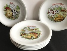 6 Assiettes à Fromages en