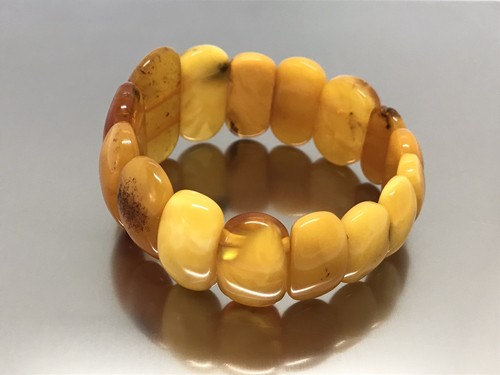 Ancien bracelet ambre - bracelet,