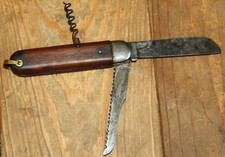 Couteau de métier Pradel pour placo plâtre ancien