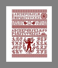 Point de croix Diagramme -