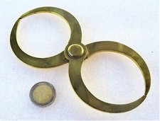  grand compas en 8 d'horloger en laiton