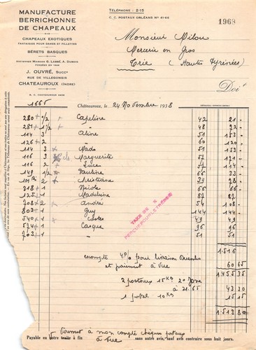 1938 manufacture berrichonne - manufacture,