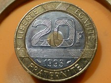 20 FRANCS - MONT SAINT MICHEL - 1993 - RARE QUALITE SUP+ !