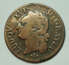 LOUIS XVI Demi Sol à l'Ecu