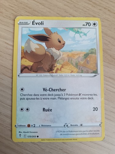 Carte pokemon évoli 125 203 - pokemon, 125/203