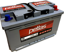 Batterie 80Ah Petlas 12V L4 Batterie démarrage Voiture PRO Ext HAUT