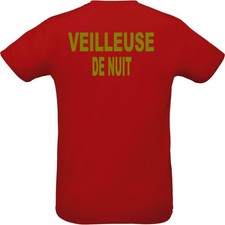 T-Shirt SPORT unisexe VEILLEUSE DE NUIT.