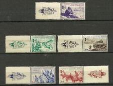 Timbres France série LVF avec
