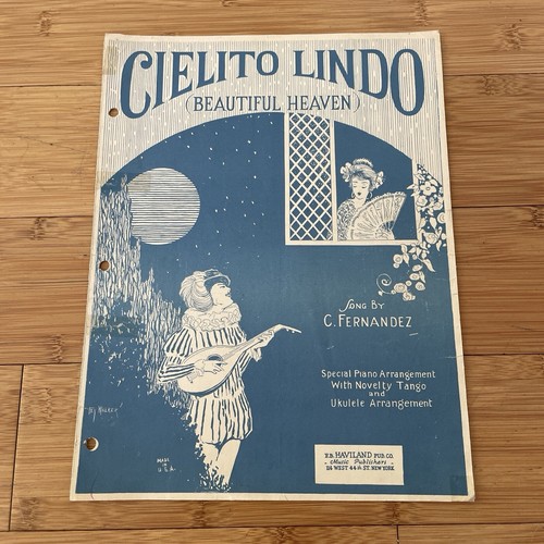 Vintage sheet music cielito - sheet,