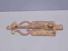 - JOLI VERROU A RESSORT FER FORGE XIXe JUS de GRENIER à nettoyer collection    D