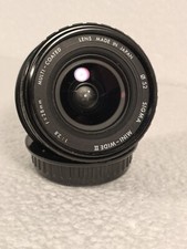 Sigma Mini-Wide II Pentax mount lens 28 mm F /2.8 with lens  !!! objectif