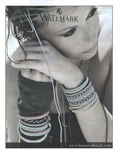 PUBLICITE ADVERTISING 2011  HANNA WALLMARK bijoux bracelets sweden