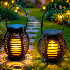 Lanternes Solaire Noires Effet