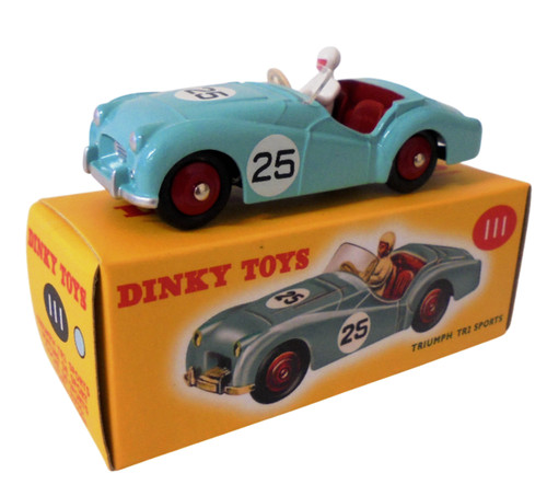 Triumph tr2 sports bleu dinky - triumph,