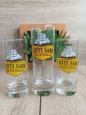 Lot 3 verres Cutty Sark Scotch