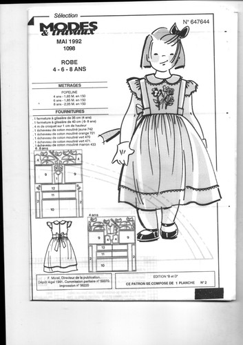 Patron enfant fille 1992 - enfant, 05