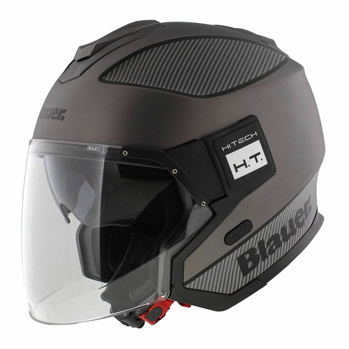 Casque jet blauer - jet, titane