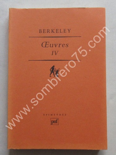 Berkeley oeuvres - berkeley., iv