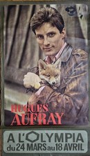 Affiche de concert originale Hugues Aufray Olympia 1966 (56x40 cm) rarissime
