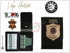 Portefeuille Porte-documents avec plaque Garde Couvris Vega Holster Italie