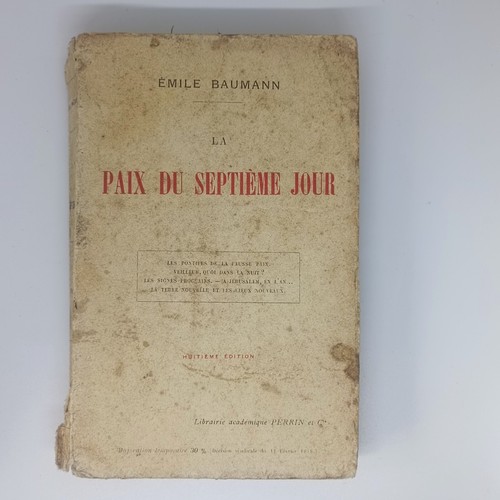 Paix septième jour - paix,