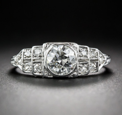 Bague fiançailles vintage - bague,