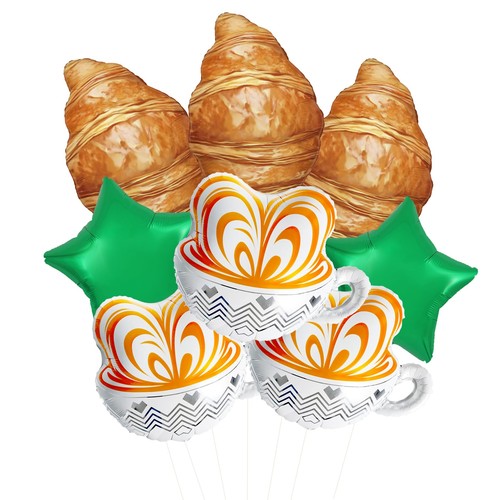 Pcs star coffee balloon - pcs,