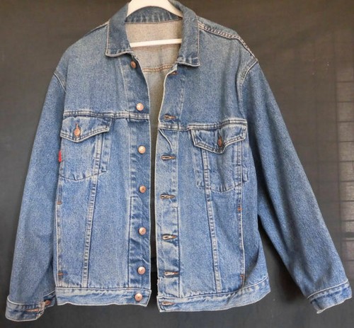Vintage blouson denim bomber - vintage-,