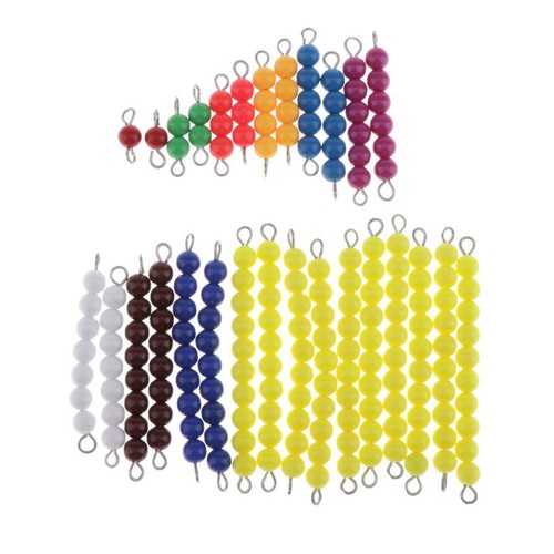 Comptage des perles montessori - perles,