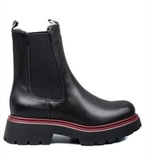 Bottines Chunky Sinequanone x Maison Brooke Avenue Cuir Véritable - Neuve - Noir