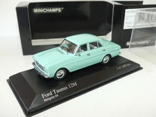 FORD TAUNUS 12M 1963 Turquoise MINICHAMPS 1:43