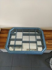 Vitrine Murale bleue  H :41,5 Cm