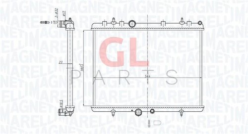 Radiateur moteur eau - moteur,