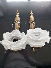 Paire Appliques Murales Bronze