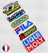 Autocollant sponsors moto - autocollant,