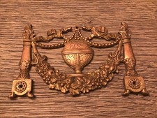 ANCIEN ORNEMENT BRONZE ? DORÉ EMPIRE LOUIS ART CURIOSITÉ NAPOLÉON 