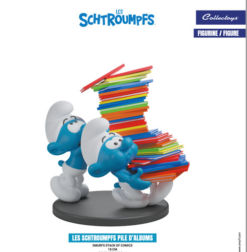 Smurfs statue schtroumpfs - smurfs,