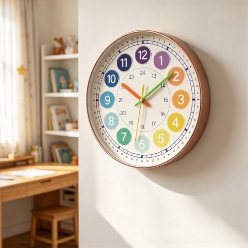 Horloge murale quartz dessin - murale,