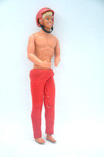 Ancienne poupée KEN de Barbie par MATTEL 1968, casque et pantalon, collection