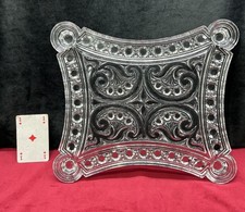 BACCARAT CRYSTAL CENTERPIECE DESSOUS DE PLAT COUPE CENTRE DE TABLE CRISTAL AB