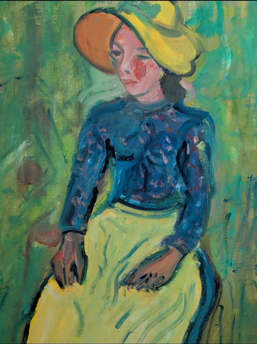 Tableau ancien huile - tableau,