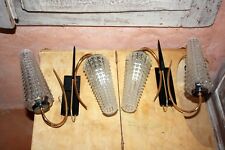 LAMPE APPLIQUE DESIGN MODERNIST 1950 60 WALL LIGHT SCONCES DLG ARLUS LUNEL ERA 