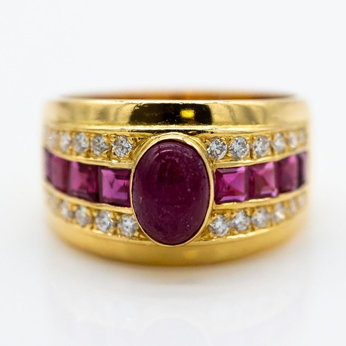 Bague 750 18k jaune - or,