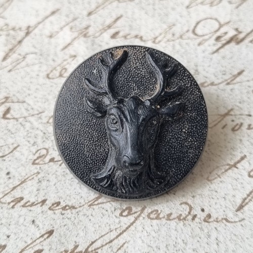 Bouton vénerie ancien - vénerie,