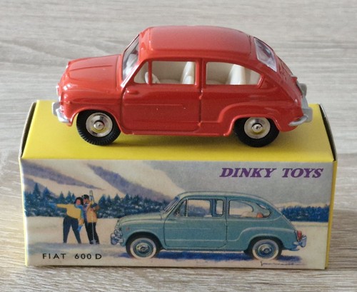 Dinky toys agostini fiat 600d - dinky,