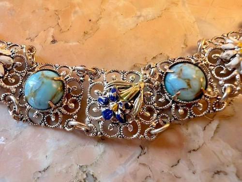 Bracelet ancien tchèque - bracelet,