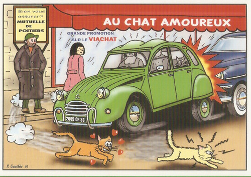 Thème chats carte - thème"chats", :